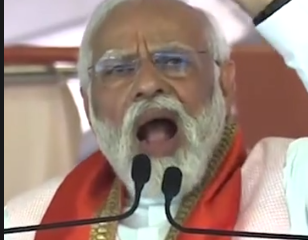 मोदी ने बजरंग बली के 6 बार जयकारे लगाए,कल कांग्रेस के घोषणा पत्र पर कहा था.. October 6, 2026