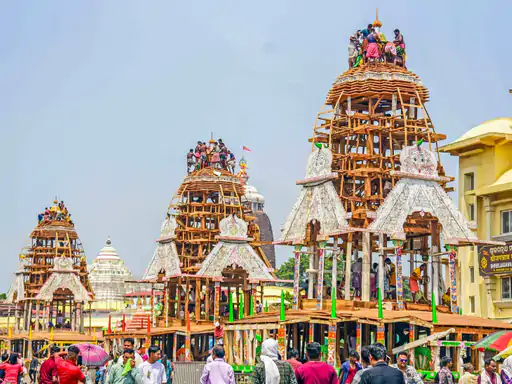 पुरी में आज जगन्नाथ रथ यात्रा,भगवान को मंदिर से बाहर लाने की तैयारियां शुरू.. October 6, 2026