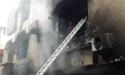 भोपाल के शाहपुरा में दुकानों में आग, फायर ब्रिगेड बुझाने में लगी.. October 6, 2026