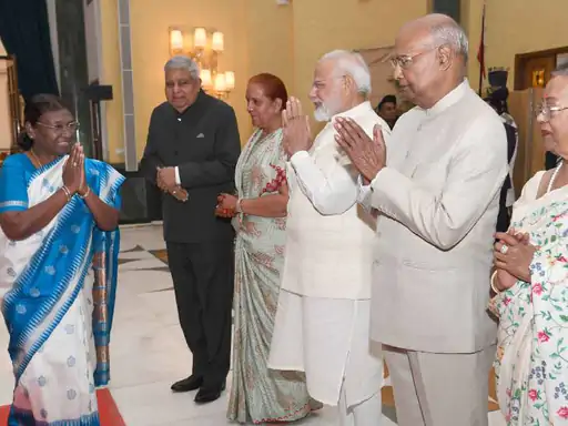 स्वतंत्रता दिवस पर राष्ट्रपति ने एट होम रिसेप्शन होस्ट किया,उपराष्ट्रपति, प्रधानमंत्री मोदी और केंद्रीय मंत्री शामिल.. October 6, 2026