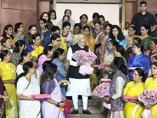 महिला आरक्षण बिल पर BJP कार्यालय में जश्न.. October 6, 2026