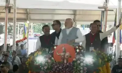 जबलपुर में प्रधानमंत्री मोदी,रोड शो के साथ मंच तक पहुंचे,रानी दुर्गावती स्मारक का किया शिलान्यास.. October 6, 2026