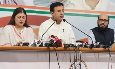 सुरजेवाला बोले-सरकार के संरक्षण में हुआ पटवारी भर्ती घोटाला,पीसीसी में कहा-FIR के बाद भी परीक्षा कराई.. October 6, 2026