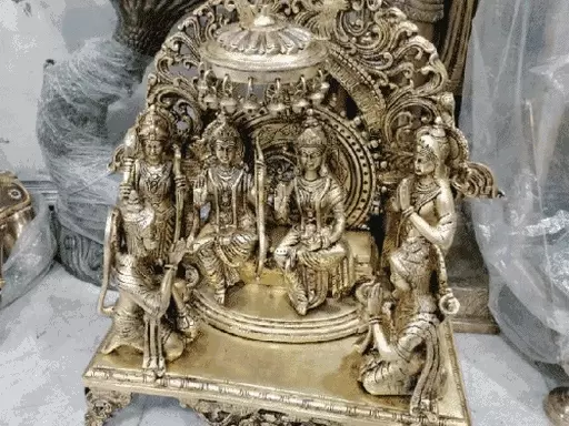 विदेशों तक पीतल के राम मंदिर की डिमांड,50 करोड़ के राम दरबार बिके..राम मंदिर का स्टॉक खत्म.. October 7, 2026