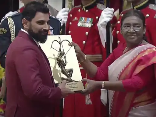 26 खिलाड़ियों को अर्जुन, 5 कोच को द्रोणाचार्य पुरस्कार,क्रिकेट में शमी, शूटिंग में ऐश्वर्य प्रताप अर्जुन अवॉर्डी.. October 7, 2026