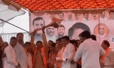 इंदौर में CM डॉ. मोहन यादव ने घुमाई गदा:मंच से कांग्रेस को दिया चैलेंज, कहा- दम हो तो कांग्रेस 500 पार का नारा लगाए October 7, 2026