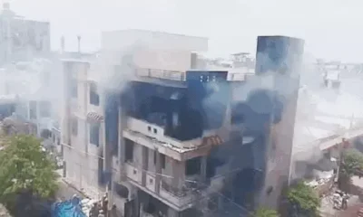 जयपुर के तीन मंजिला घर में लगी भीषण आग,गोदाम बना रखा था, तीन घंटे से काबू करने की कोशिश जारी.. October 18, 2026