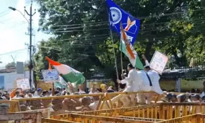 कांग्रेसियों पर पुलिस ने वाटर कैनन चलाया,दलित उत्पीड़न के विरोध में सीएम हाउस घेरने जा रहे थे प्रदर्शनकारी October 18, 2026