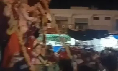कर्नाटक के मांड्या में गणेश विसर्जन जुलूस पर पथराव,तलवारों-कांच की बॉटल से हमला, भीड़ ने दुकानें-गाड़ियां जलाईं.. October 18, 2026